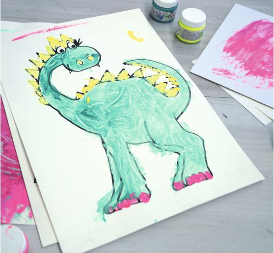 Farby do malowania palcami MUCKI