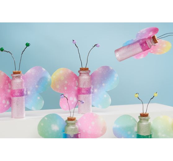 VBS Glass tubes with cork "7 cm", 24 pieces