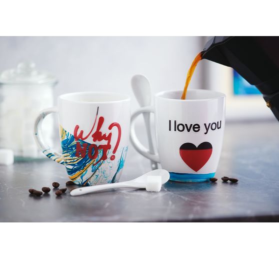 VBS Cup with spoon, 2 pieces