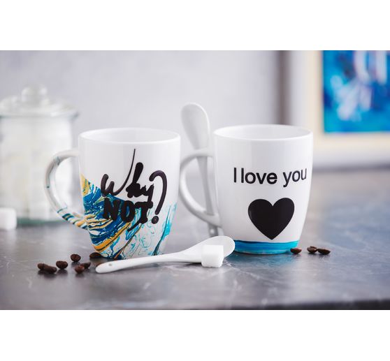 VBS Cup with spoon, 2 pieces