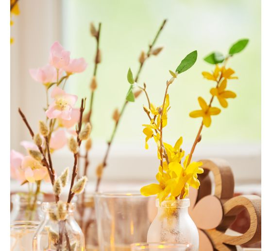 VBS Glass bottles with cork stopper, 12 pieces