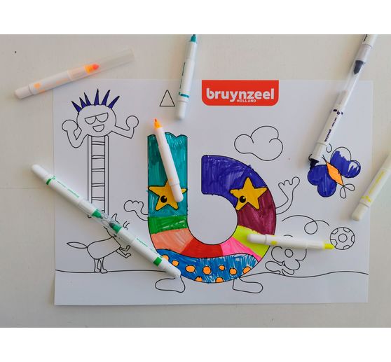 Felt pens "Twin Point", 20 pcs.