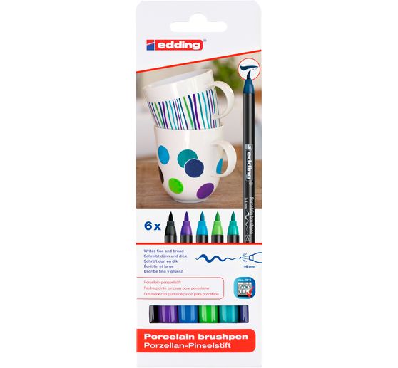 edding 4200 Pędzel do porcelany "Cool"