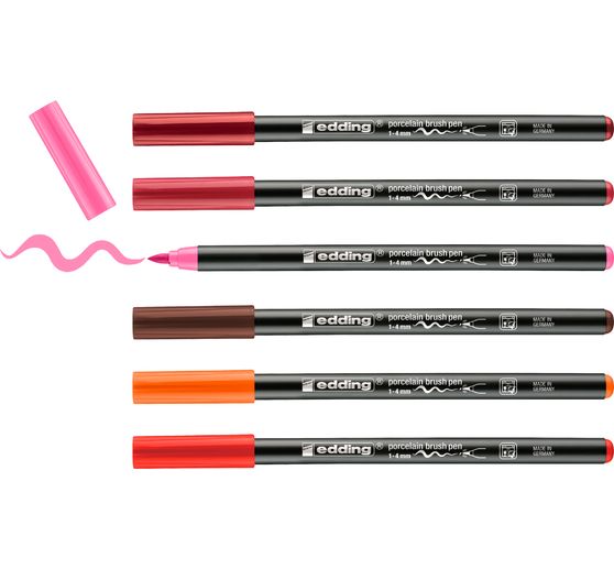 edding 4200 Szczoteczka do porcelany "Ciepła"