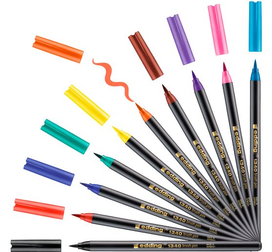 edding 1340 "Tangle brush pen set"