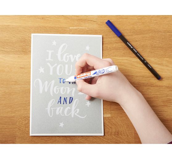 edding 1500 "Pastel Pen - Soft White"