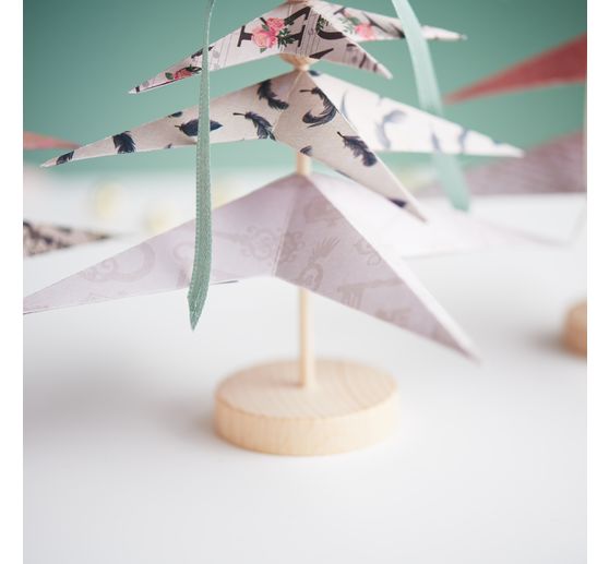 VBS Wooden discs/wheels, Ø 50 x 10 mm, 4 pieces