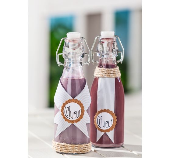 VBS Glass bottles with swing top 2 pieces