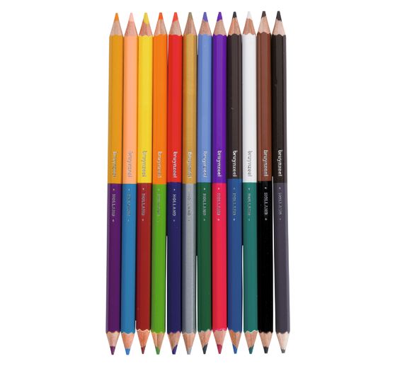Coloured pencils "Twin Point", 12 pcs.
