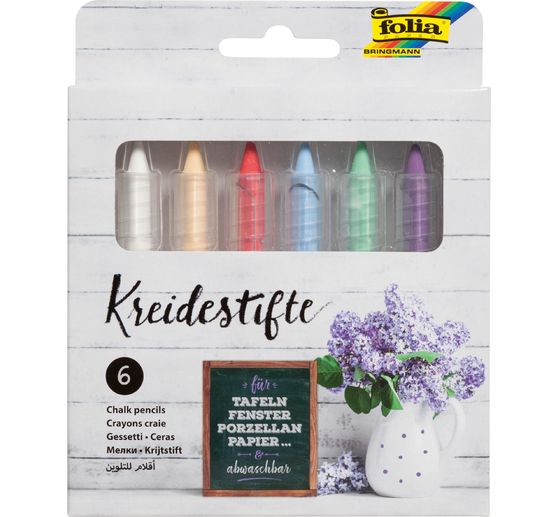 Kredki, różne kolory