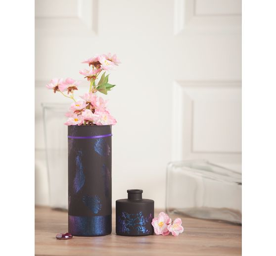 VBS Clear glass hanging basket