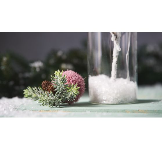 VBS Clear glass hanging basket