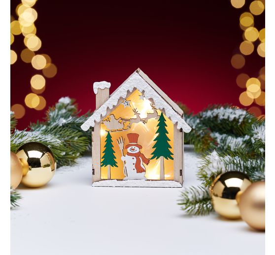 VBS Wooden building kit "House of Lights", incl. lighting