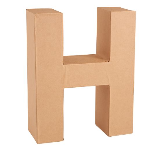 Cardboard letter