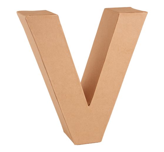 Cardboard letter
