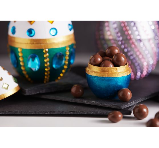 Jajka z papieru mâché, podzielne, 3 szt.