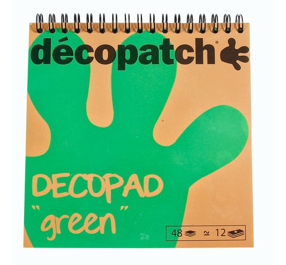 Décopatch paper pad "Decopad Green"