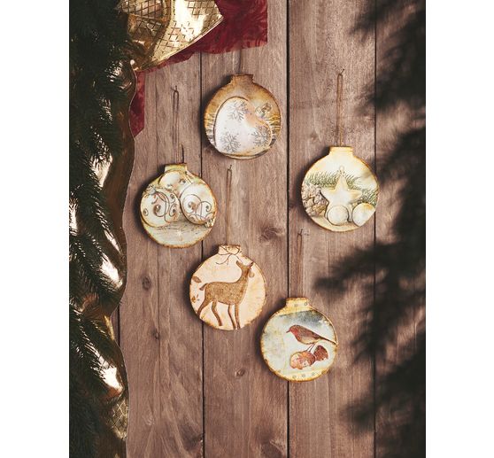 Zawieszka VBS "Świąteczne bombki", płaska