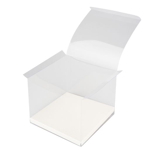 Przezroczyste pudełko na pieniądze i bony upominkowe