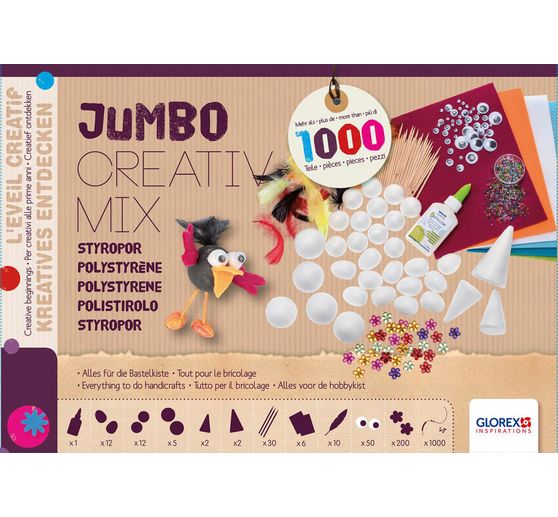 Mieszanka kreatywna Jumbo "Styropian", ok. 1000 sztuk