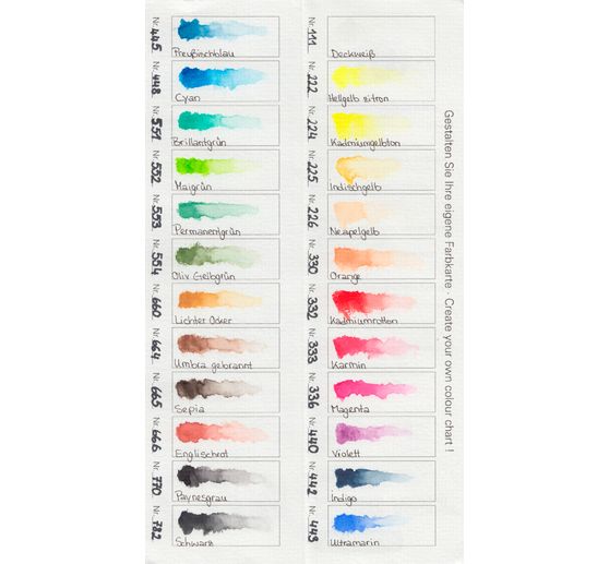 Pudełko na akwarele AKADEMIE z 24 półmiskami