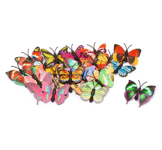VBS Scatter decoration "Butterfly", small, 50 pcs.