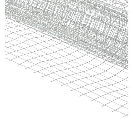 Siatka druciana, ocynkowana, 13x13mm, 100x40cm, srebrno-szara