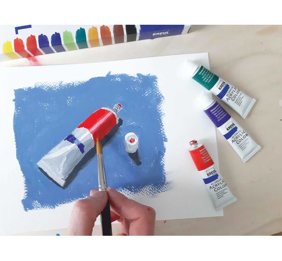 KREUL el Greco Acrylic Set, 12 x 12 ml tubes