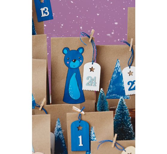 VBS Kraft paper bags, 8 pieces