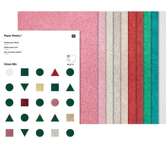 Papier brokatowy "Xmas