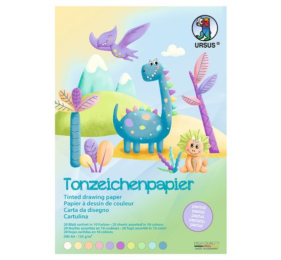 Blok papieru kolorowego "Pastel