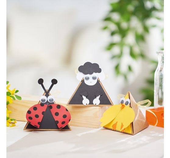 Tekturowe pudełko upominkowe VBS Kraft "Piramida"