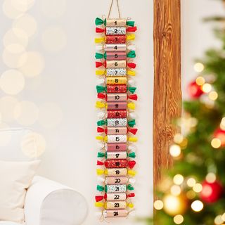 Adventskalender aus Papprollen