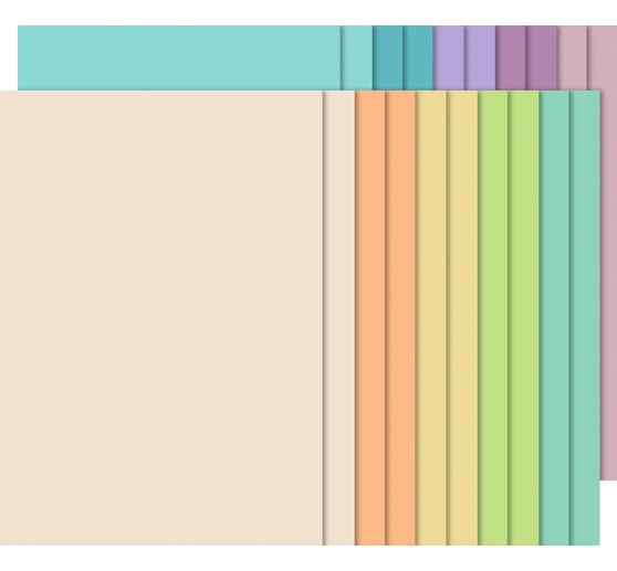 Blok papieru kolorowego "Pastel