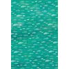 Design cardboard "Hotfoil", fish Aquagreen