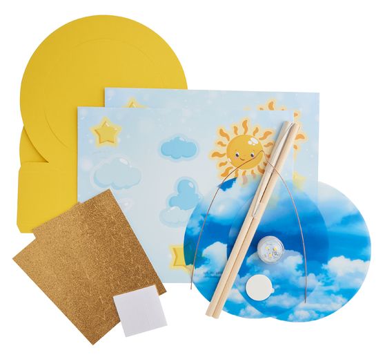 Zestaw do rękodzieła "Słońce, księżyc i gwiazdy"