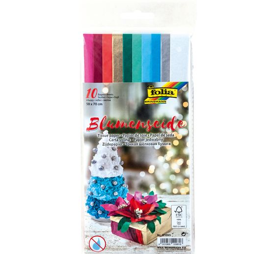 Jedwabny asortyment kwiatowy "Boże Narodzenie"