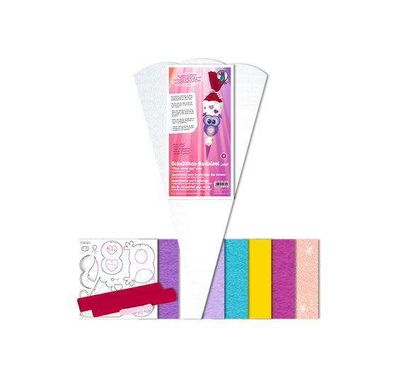 Siblings craft-School gift bags-set "Owl"