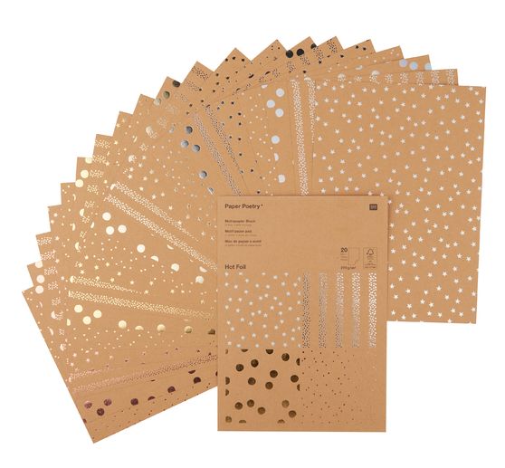 Motif block "Kraft Paper Hot Foil"