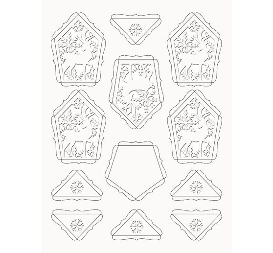 Lampki stołowe Silhouette "Renifer"