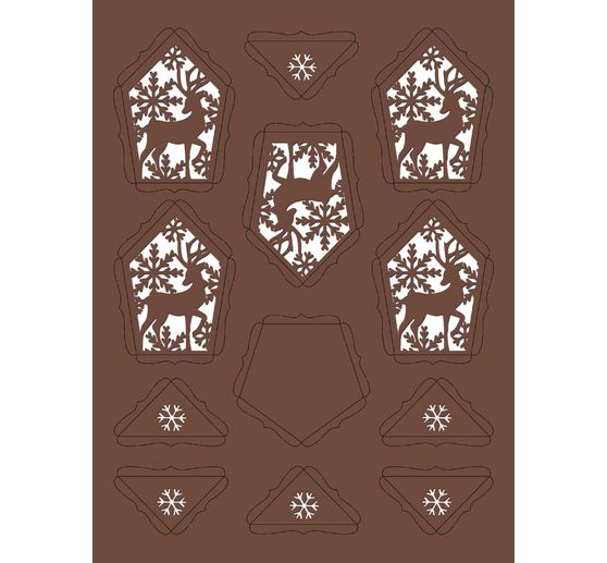 Lampki stołowe Silhouette "Renifer"