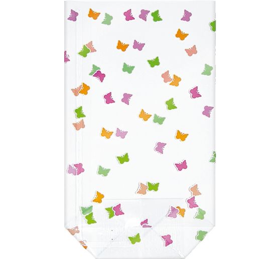 Przezroczysta torba "Kolorowe motyle"