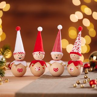 VBS Kreatywny zestaw drewnianych krasnali z kulkami