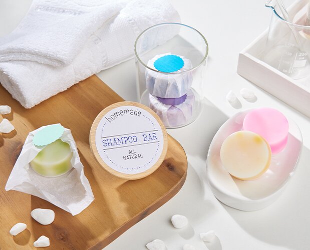 Zaprojektuj kostki szamponu