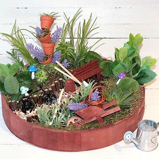 Miniatur-Garten selber gestalten