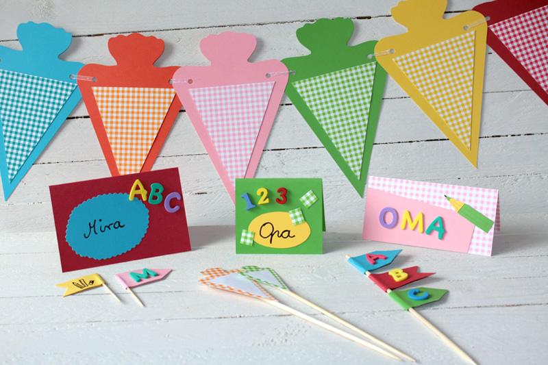 Einschulung zur Dekoration - unser Resultat