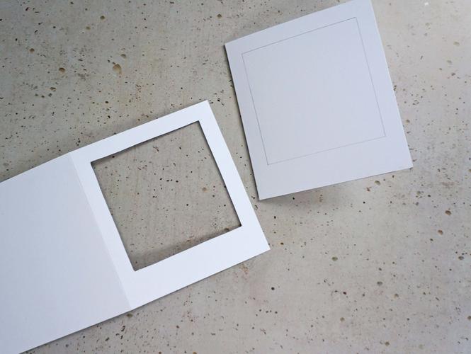 Polaroidkarten selber basteln
