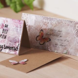 Karten mit Überzugslack